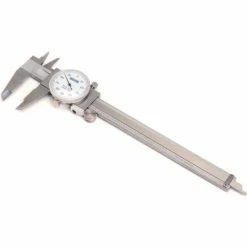 Fowler 52-008-007-01 0-6" Dial Caliper W/White Dial