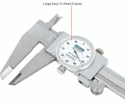 Fowler 52-008-712-0 0-12" Shockproof Dial Caliper White Dial -Cord Reels Shop B228434IN 2wco