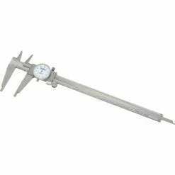 Fowler 52-025-112-0 0-12" Heavy Duty Dial Caliper W/White Dial