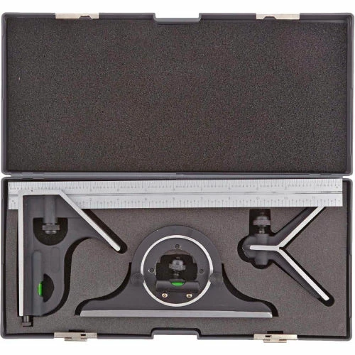 Fowler 52-370-012-0 Four Piece 12" Blade 4R Graduation Combination Square Set 4 Fowler 52-370-012-0 Four Piece 12" Blade 4R Graduation Combination Square Set - Image 2