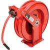 Florida Pneumatic 6801 3/8"x50' 300 PSI Spring Retractable Low Pressure Steel Hose Reel -Cord Reels Shop B236307