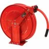 Florida Pneumatic 6802 1/2"x50' 300 PSI Spring Retractable Low Pressure Steel Hose Reel