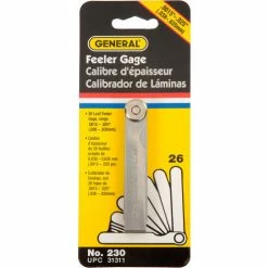 General Tools 230 26-Leaf Economy Feeler Gage
