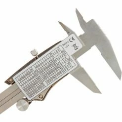 General Tools 147 0-6''/150MM Fractional Extra Large Easy-Read Display Stainless Digital Caliper -Cord Reels Shop B249823 05