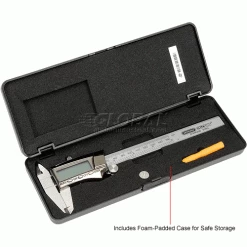 General Tools 147 0-6''/150MM Fractional Extra Large Easy-Read Display Stainless Digital Caliper -Cord Reels Shop B249823 4wco