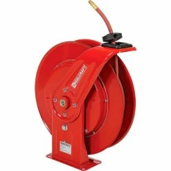 Reelcraft 7670 OLP 3/8"x70' 300 PSI Heavy Duty Spring Retractable Low Pressure Hose Reel