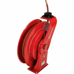 Reelcraft 7670 OLP 3/8"x70' 300 PSI Heavy Duty Spring Retractable Low Pressure Hose Reel -Cord Reels Shop B250742 02