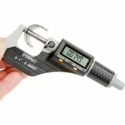 Fowler Xtra Value 0-1"/25.4MM IP54 Digital Micrometer Data Output & Ratchet Stop Thimble -Cord Reels Shop B476725 04