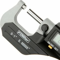 Fowler Xtra Value 0-1"/25.4MM IP54 Digital Micrometer Data Output & Ratchet Stop Thimble -Cord Reels Shop B476725 07