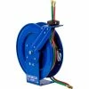 Coxreels P-WT-125 1/4"x25' 200 PSI Spring Retractable Steel Welding Cable Reel W/ T-Grade Hose