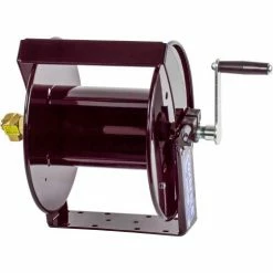 Coxreels SM17-3-250 3/8"x250' 4000 PSI Hand Crank High Pressure Steel Hose Reel W/ Swivel Mount