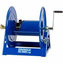 Coxreels Competitor Hand Crank Hose Reel: 3/4" I.D., 100' Hose Capacity, Less Hose, 3000 PSI