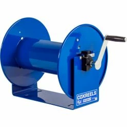 Coxreels 117-3-250, Challenger Hand Crank Hose Reel: 3/8" I.D., 250' Hose Capacity, Less Hose, 4000 PSI