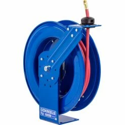 Coxreels SH-N-350 3/8"x50' 300 PSI Heavy Duty Spring Retractable Low Pressure Hose Reel