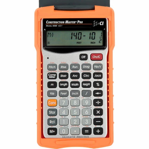 Calculated Industries Construction Master Pro - Advanced Construction-Math Feet-Inch-Fraction and Metric Calculator 4 Calculated Industries Construction Master Pro - Advanced Construction-Math Feet-Inch-Fraction and Metric Calculator - Image 2