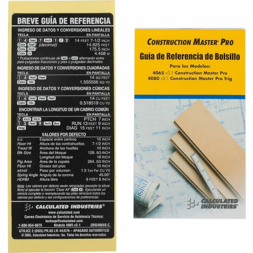 Calculated Industries Construction Master Pro - Advanced Construction-Math Feet-Inch-Fraction and Metric Calculator 9 Calculated Industries Construction Master Pro - Advanced Construction-Math Feet-Inch-Fraction and Metric Calculator - Image 7