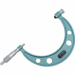 Mitutoyo 104-137 0-6" 12 Piece Interchangeable Anvil Mechanical Micrometer -Cord Reels Shop B611356 02