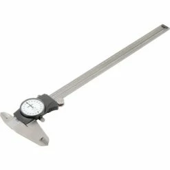 Mitutoyo 505-749 0-12" Dial Caliper W/White Dial