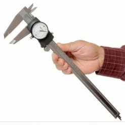 Mitutoyo 505-749 0-12" Dial Caliper W/White Dial -Cord Reels Shop B611415 02