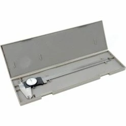 Mitutoyo 505-749 0-12" Dial Caliper W/White Dial -Cord Reels Shop B611415 03