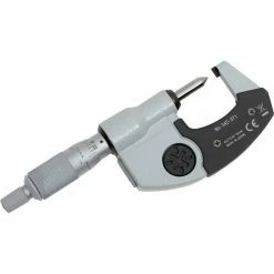 Mitutoyo 342-371-30 Digimatic 0-.8"/20MM Crimp Height Micrometer Data Output & Ratchet Stop Thimble -Cord Reels Shop B611568 02