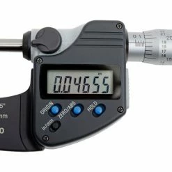 Mitutoyo 342-371-30 Digimatic 0-.8"/20MM Crimp Height Micrometer Data Output & Ratchet Stop Thimble -Cord Reels Shop B611568 03