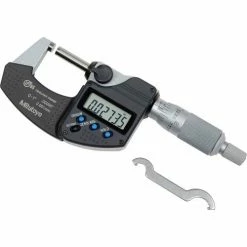 Mitutoyo 293-340-30 Digimatic 0-1"/25.4MM Fast Measure IP65 Digital Micrometer Ratchet Stop Thimble