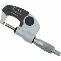 Mitutoyo 293-340-30 Digimatic 0-1"/25.4MM Fast Measure IP65 Digital Micrometer Ratchet Stop Thimble -Cord Reels Shop B611786 03