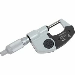 Mitutoyo 293-344-30 Digimatic 0-1"/25.4MM IP65 Digital Micrometer W/Ratchet Friction Thimble -Cord Reels Shop B611790 03