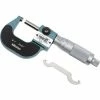 Mitutoyo 193-211 0-1" Mechanical Outside Micrometer W/Digital Counter & Ratchet Friction Thimble
