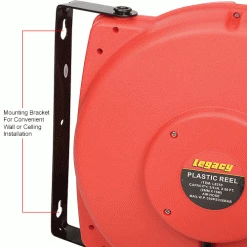 Legacy™ L8250 3/8"x50' 300 PSI Enclosed Chassis Spring Retractable Plastic Air Hose Reel 26 Legacy™ L8250 3/8"x50' 300 PSI Enclosed Chassis Spring Retractable Plastic Air Hose Reel -Cord Reels Shop B644224IN 4wco