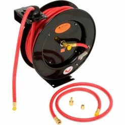 Legacy™ L8611 Workforce 3/8"x50' 300 PSI Spring Retractable Low Pressure Steel Hose Reel -Cord Reels Shop B644229 03