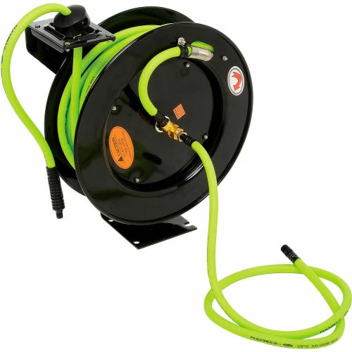 Legacy™ L8611FZ 3/8"x50' 300 PSI Spring Retractable Steel Air Hose Reel W/ Flexzilla Hose 3 Legacy™ L8611FZ 3/8"x50' 300 PSI Spring Retractable Steel Air Hose Reel W/ Flexzilla Hose