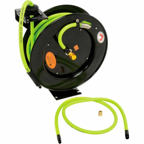 Legacy™ L8611FZ 3/8"x50' 300 PSI Spring Retractable Steel Air Hose Reel W/ Flexzilla Hose 6 Legacy™ L8611FZ 3/8"x50' 300 PSI Spring Retractable Steel Air Hose Reel W/ Flexzilla Hose - Image 4