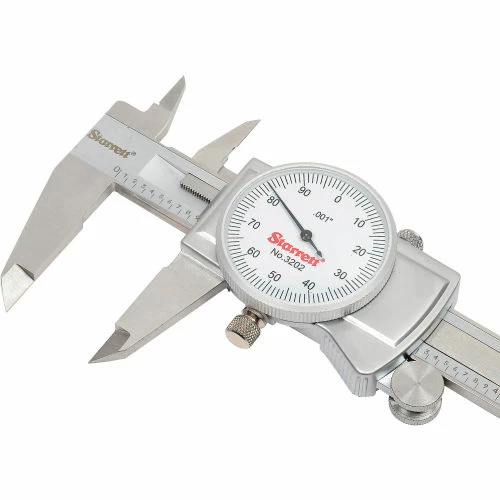 Starrett 3202-6 0-6" Dial Caliper W/White Dial 4 Starrett 3202-6 0-6" Dial Caliper W/White Dial - Image 2