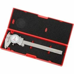 Starrett 3202-6 0-6" Dial Caliper W/White Dial 11 Starrett 3202-6 0-6" Dial Caliper W/White Dial -Cord Reels Shop B679040 02