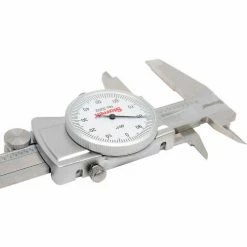 Starrett 3202-6 0-6" Dial Caliper W/White Dial 12 Starrett 3202-6 0-6" Dial Caliper W/White Dial -Cord Reels Shop B679040 03