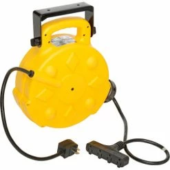 NightStick Bayco® Professional Quad-Tap Extension Cord SL-8904, 50'L Cord, 12/3 GA -Cord Reels Shop B790533 03