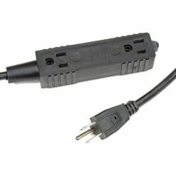 NightStick Bayco® Triple Tap Extension Cord SL-800, Retractable Reel, 30'L Cord, 16/3 GA, Yellow -Cord Reels Shop B790610 05