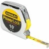 Stanley 33-115 PowerLock® 1/4"x10' Pocket Tape Rule W/Diameter Scale 2 Stanley 33-115 PowerLock® 1/4"x10' Pocket Tape Rule W/Diameter Scale -Cord Reels Shop B983576