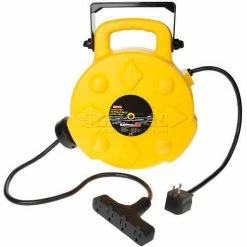 NightStick Bayco® Professional Quad-Tap Extension Cord SL-8904, 50'L Cord, 12/3 GA -Cord Reels Shop BYP SL 8904