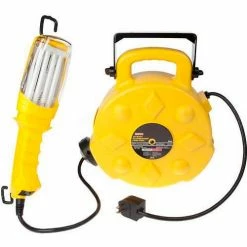 Bayco® Fluorescent Spot Work Light W/Tap SL-8908, 50'L Cord, 14/3 GA