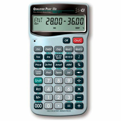 Calculated Industries Qualifier Plus IIIx - Advanced Residential Real Estate Finance calculator 3 Calculated Industries Qualifier Plus IIIx - Advanced Residential Real Estate Finance calculator