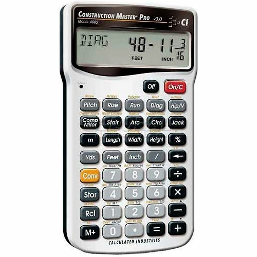 Calculated Industries Construction Master Pro - Advanced Construction-Math Feet-Inch-Fraction and Metric Calculator 13 Calculated Industries Construction Master Pro - Advanced Construction-Math Feet-Inch-Fraction and Metric Calculator - Image 11