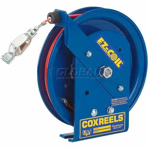 Coxreels EZ-SD-50-1 Safety Spring Rewind Static Discharge Cord Reel, 50' Cord, w/50A Ground Clamp 3 Coxreels EZ-SD-50-1 Safety Spring Rewind Static Discharge Cord Reel, 50' Cord, w/50A Ground Clamp