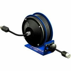 Coxreels PC10-3012-A Compact Efficient Heavy Duty Power Cord Reel w A Single Industrial recept 12 Ga