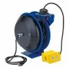 Coxreels PC13-3512-B Power Cord Spring Rewind Reel: Quad Industrial Receptacle, 35' Cord, 12 AWG -Cord Reels Shop COE PC13 3512 B