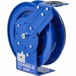 Coxreels PC13L-5012 Power Cord Spring Rewind Reel: 12AWG, 50' Less Cord & Accessory