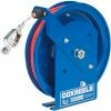 Coxreels SD-50-1 Spring Rewind Static Discharge Cable Reel, 50' Stainless Steel Cable