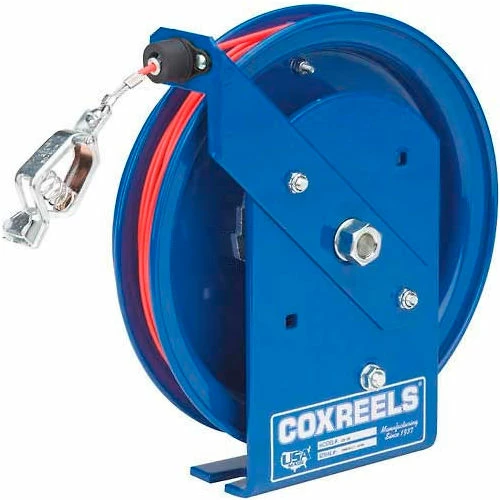 Coxreels SD-75-1 Spring Rewind Static Discharge Cable Reel, 75' Stainless Steel Cable 3 Coxreels SD-75-1 Spring Rewind Static Discharge Cable Reel, 75' Stainless Steel Cable
